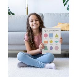 Plakat Montessori "Figury geometryczne"