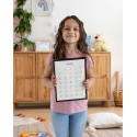 Plakat Montessori Liczby od 1 do 35