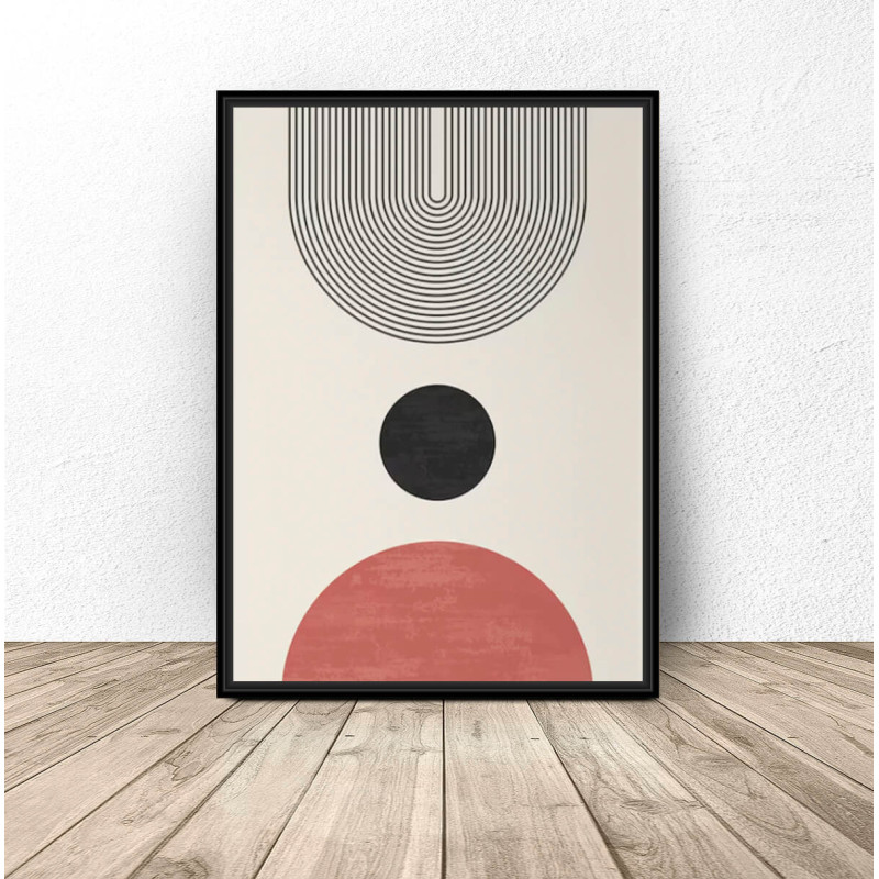 Poster for the living room "Geometric Art"