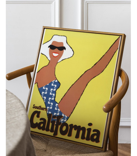 Plakat vintage "South California"