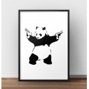 Plakat Panda With Guns Banksy