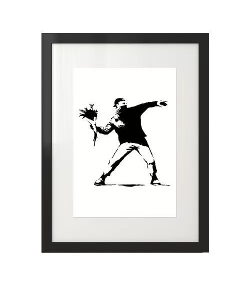 Plakat "Flower Thrower" Banksy