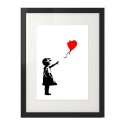 Plakat Girl with red balloon Banksy 2