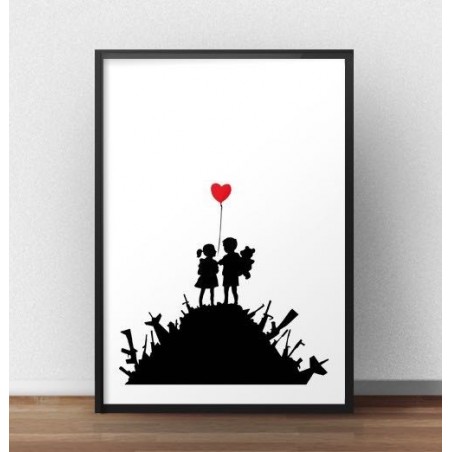 Nástěnný plakát "Válečné děti" od Banksyho