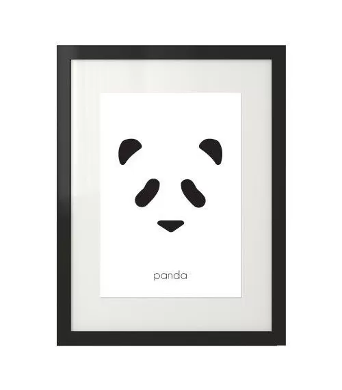 Plakat z misiem panda