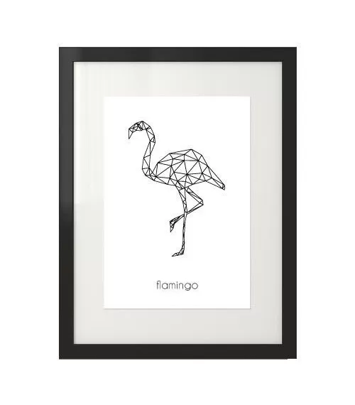 Plakat z flamingiem "Flamingo"